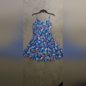 Floral Blue Dress